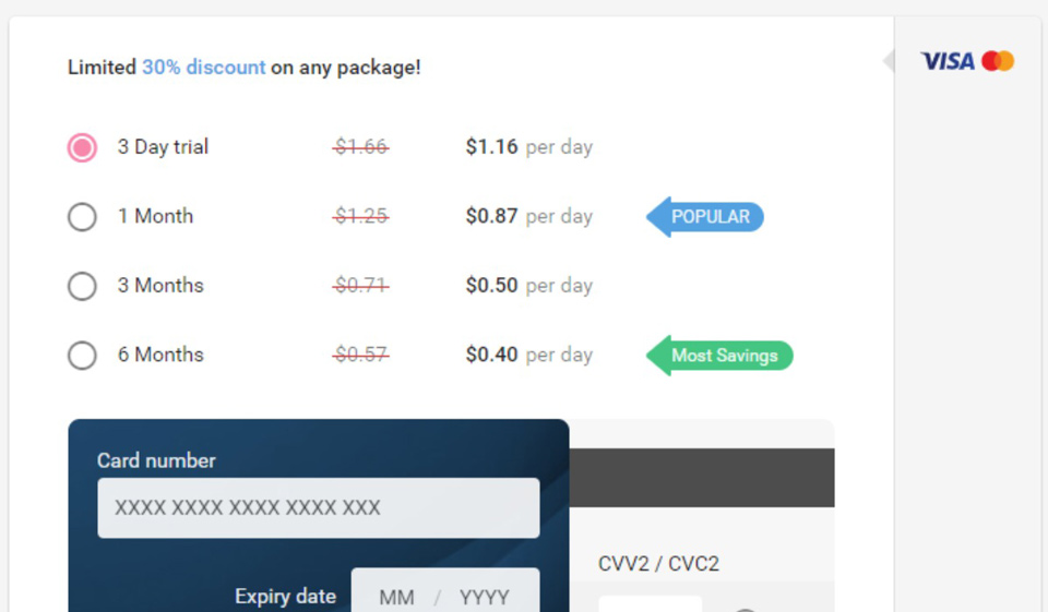 Membresía pagada TenderMeets